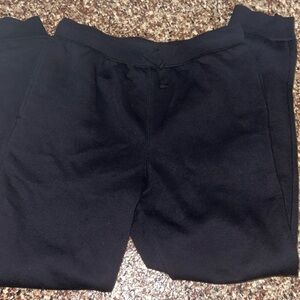 Black joggers sweat pants children place size 14 like new